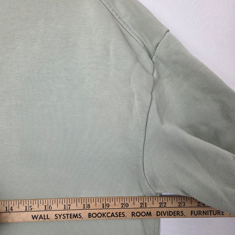 Everlane Sage Green Organic Cotton Sweatshirt T-Shirt Dress Women Small - Picture 4 of 11
